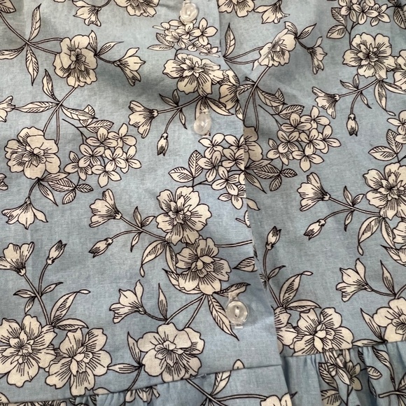 Classic Whimsy Girls Olivia Dress, Light Blue, Floral, Size 8, Spring, Easter - Picture 10 of 10